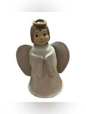 Vintage Rita Ward Angel Oil Lamp - Terra Studios Ozarks - Handcrafted